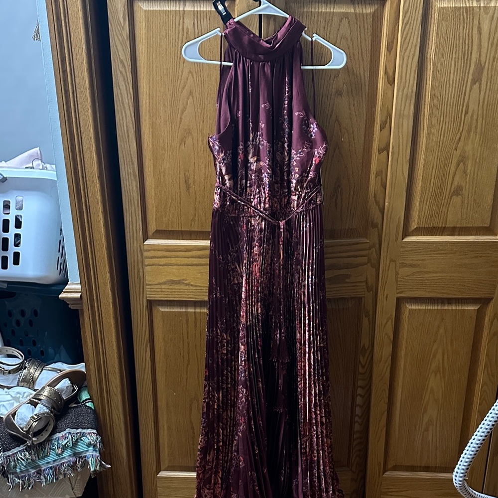 Taylor Wine Red Maxi Dress